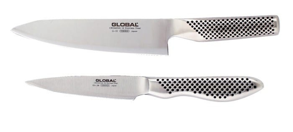 Globalt knivsæt med G-55,GS-38 i gruppen Madlavning / Køkkenknive / Kniv-sæt hos The Kitchen Lab (1073-10427)