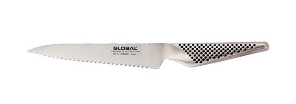 Global GS-14 universalkniv 15 cm takket i gruppen Madlavning / Køkkenknive / Knive til alle formål hos The Kitchen Lab (1073-10453)