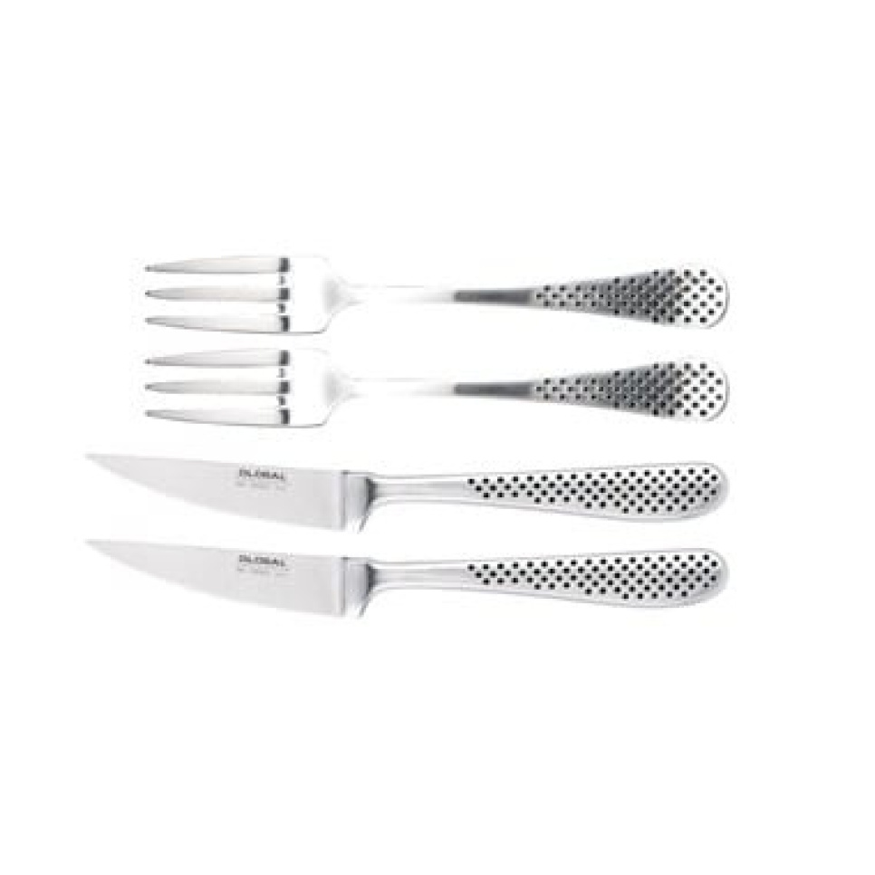 Globalt bestiksæt med 2 gafler og 2 knive i gruppen Borddækning / Bestik / Bestik sæt hos The Kitchen Lab (1073-10489)