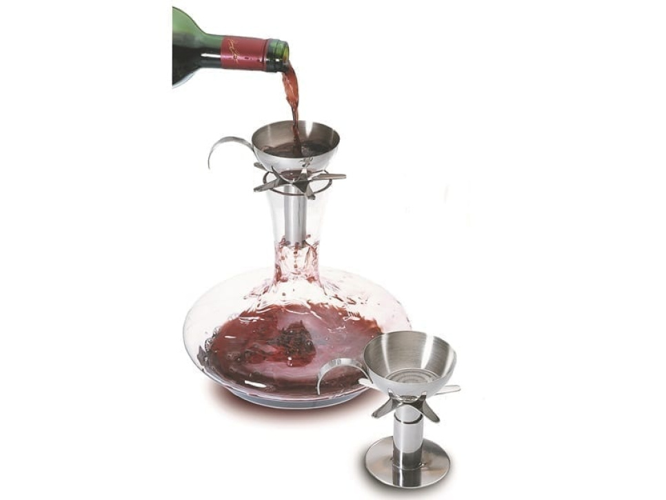 Karaffel i rustfrit stål - Pulltex i gruppen Bar & Vin / Vin tilbehør / Dekantering hos The Kitchen Lab (1073-11607)