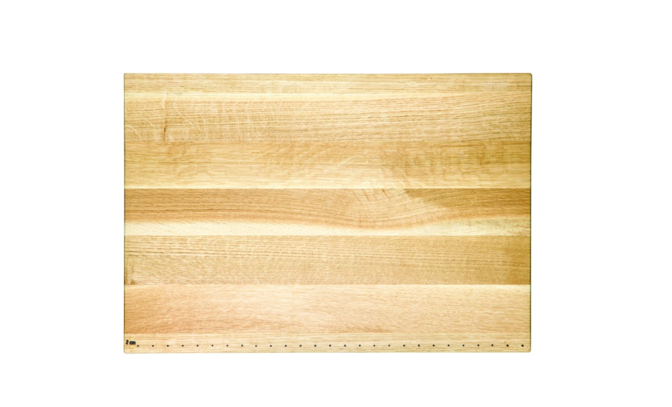 Skærebræt massiv eg 45x30x5 cm - Global