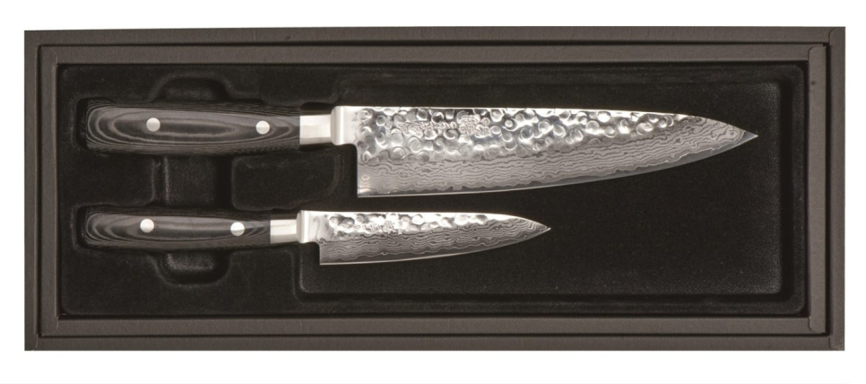 Knivsæt 2 dele Kokkekniv 20cm + Utilitykniv 12cm - Yaxell ZEN i gruppen Madlavning / Køkkenknive / Kniv-sæt hos The Kitchen Lab (1073-13372)