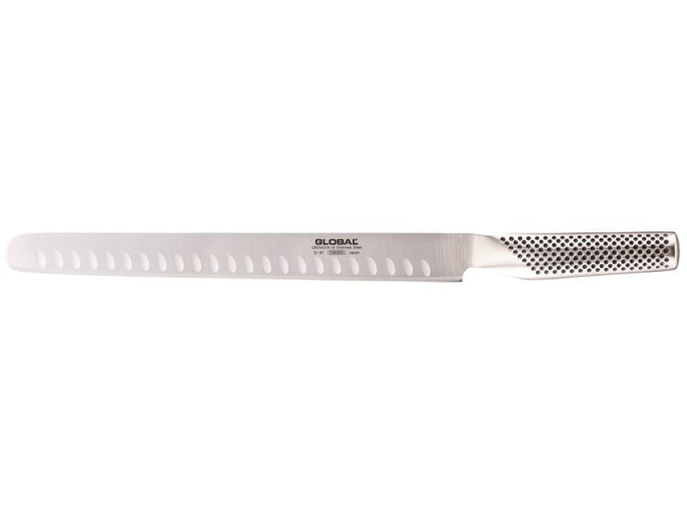 Global G-87 Lakse- og skinkekniv, Olivenmalet, 27 cm i gruppen Madlavning / Køkkenknive / Lakse & skinke knive hos The Kitchen Lab (1073-13858)