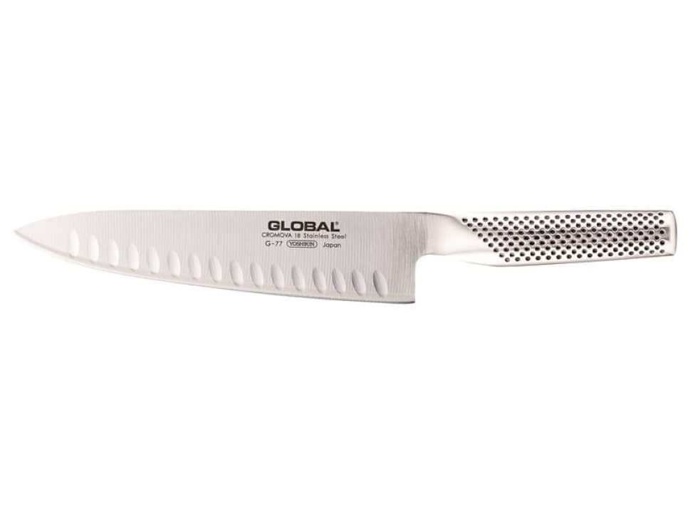 Global G-77 Olivenslebet kokkekniv, 20 cm i gruppen Madlavning / Køkkenknive / Kokkeknive hos The Kitchen Lab (1073-13862)