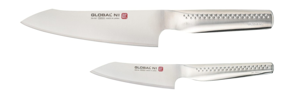 Knivsæt 2 dele, Ni, GN-007, GNS-04 - Global i gruppen Madlavning / Køkkenknive / Kniv-sæt hos The Kitchen Lab (1073-24172)