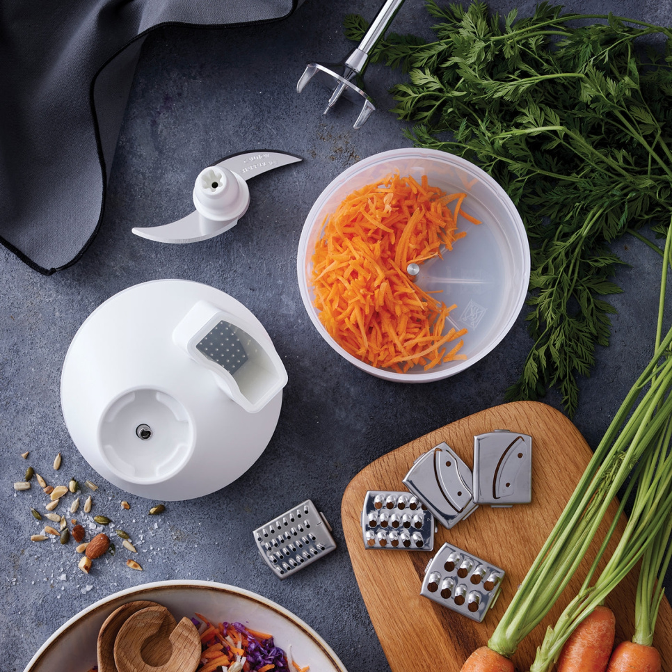 Tilbehør til skæring og hakning, Hvid - Bamix Tilbehør til skæring og hakning, Hvid - Bamix