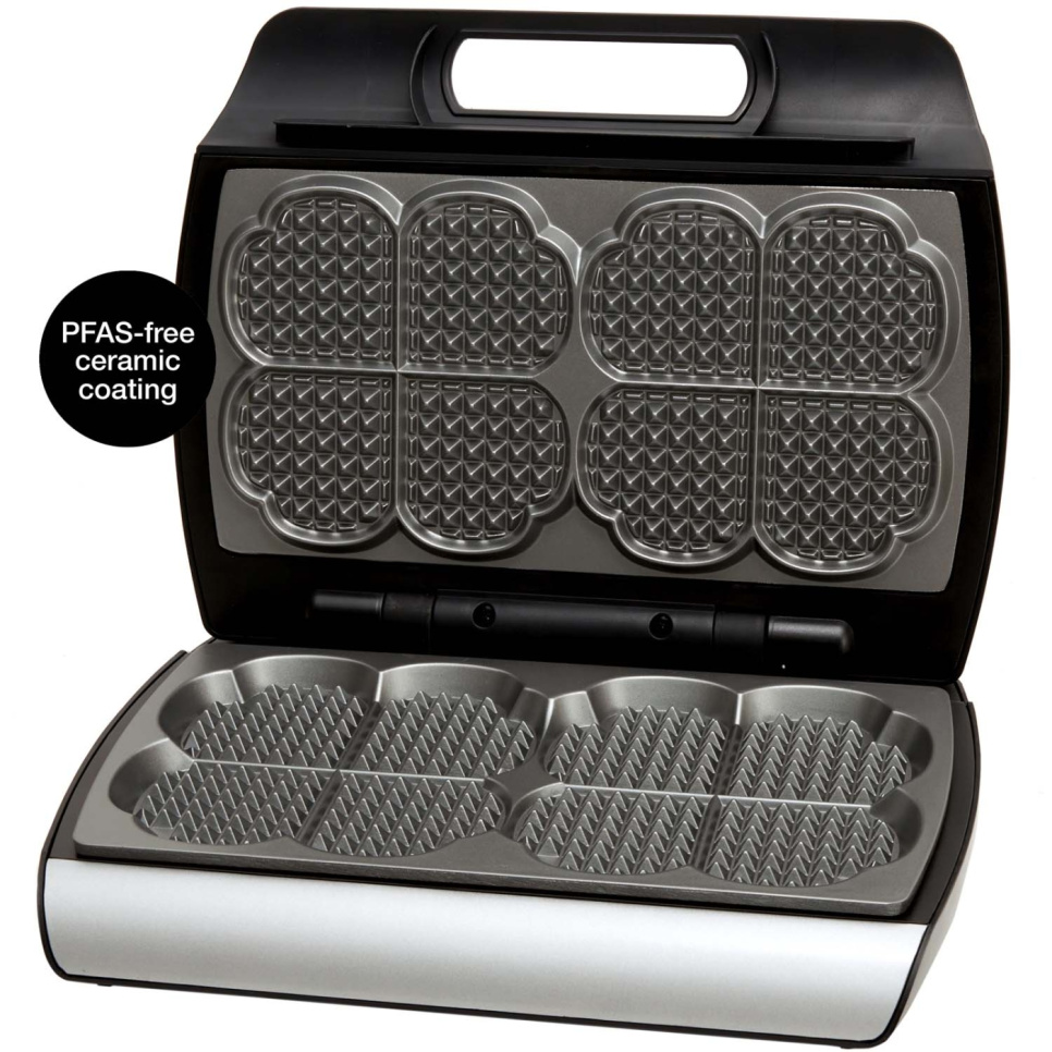 Vaffeljern Elegance Sound, dobbelt - Åviken i gruppen Køkkenmaskiner / Varme & Koge / Vaffel jern hos The Kitchen Lab (1074-22862)