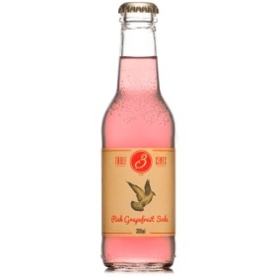 Pink Grapefruit Soda, 200 ml - Three Cents i gruppen Madlavning / Kolonial hos The Kitchen Lab (1083-28750)