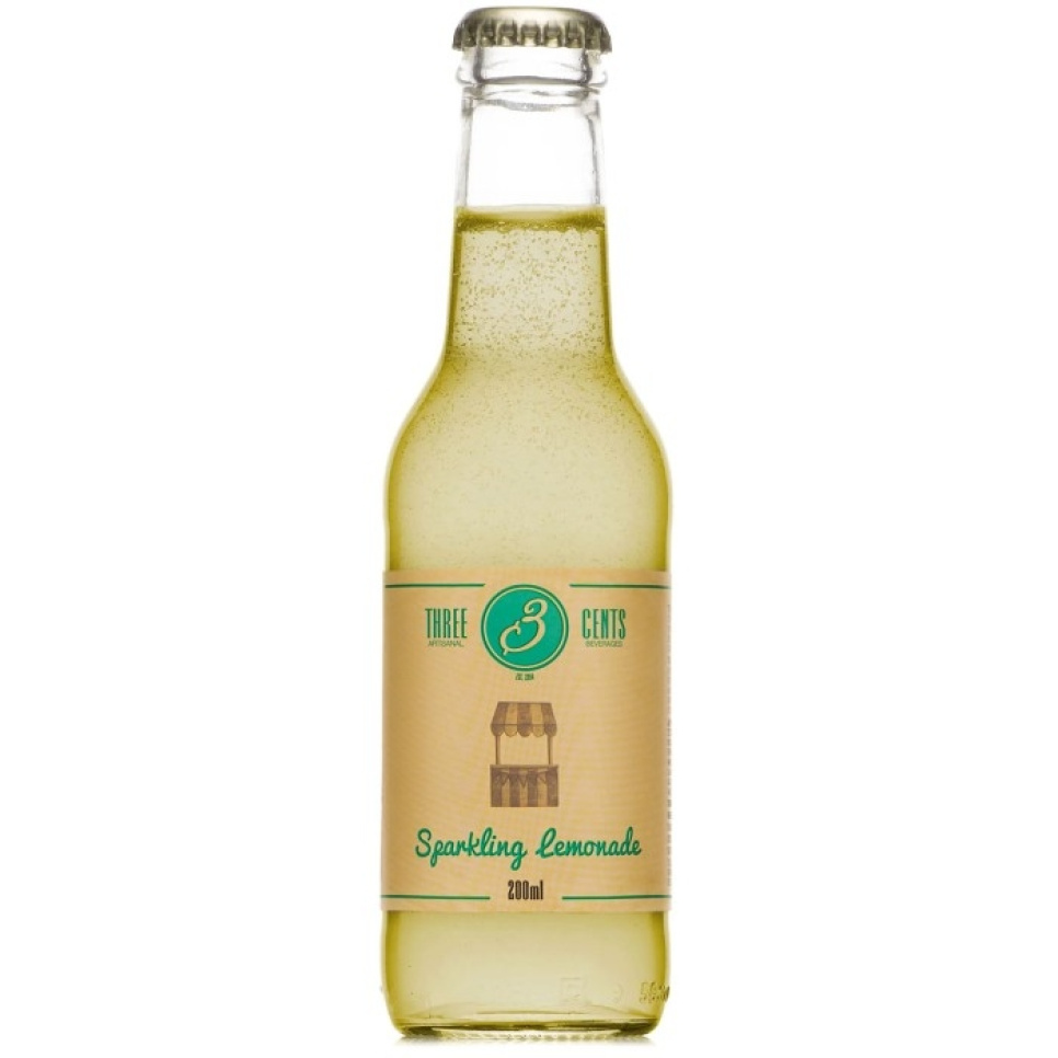Sparkling Lemonade, 200 ml - Three Cents i gruppen Madlavning / Kolonial hos The Kitchen Lab (1083-28754)