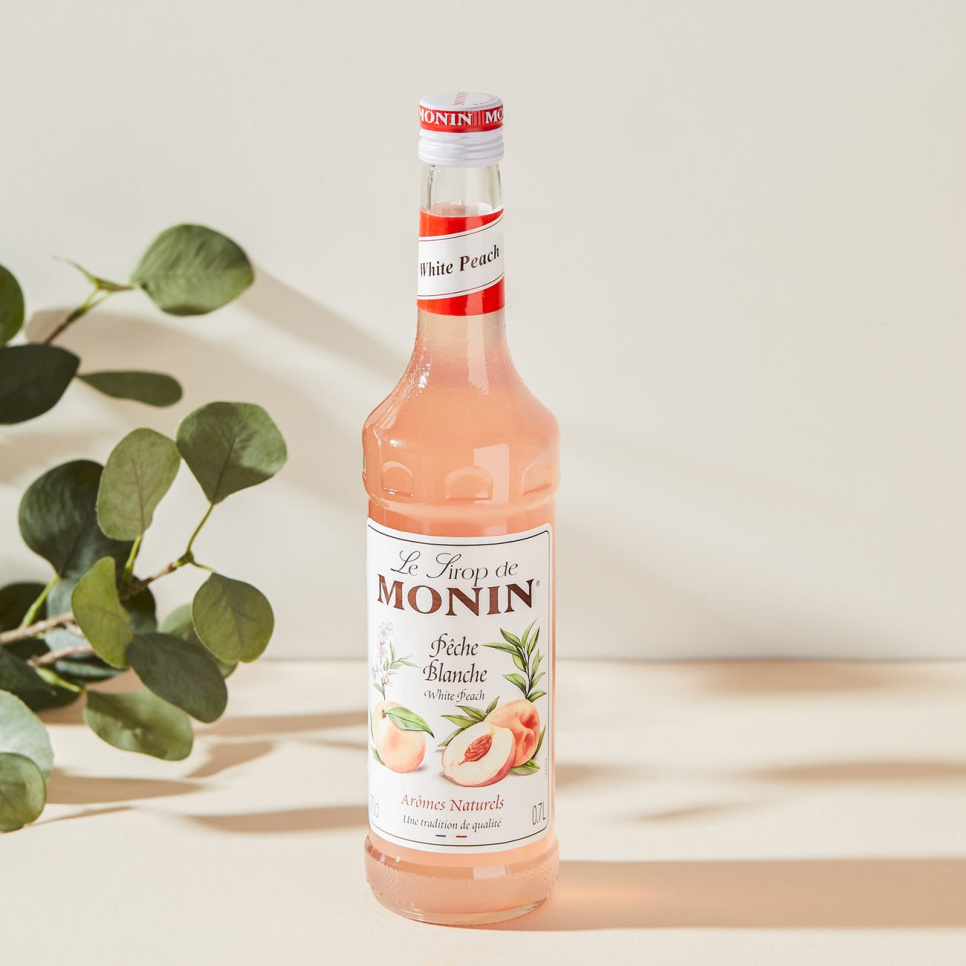 Monin White Peach Syrup 70 cl Monin White Peach Syrup 70 cl