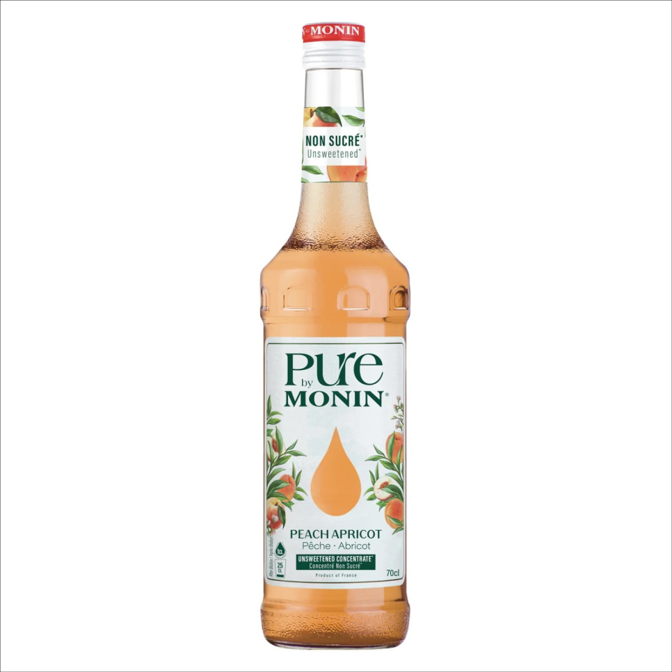 Pure by Monin Peach Apricot 70 cl i gruppen Bar & Vin / Bar udstyr / Øvrig bar udstyr hos The Kitchen Lab (1083-31875)