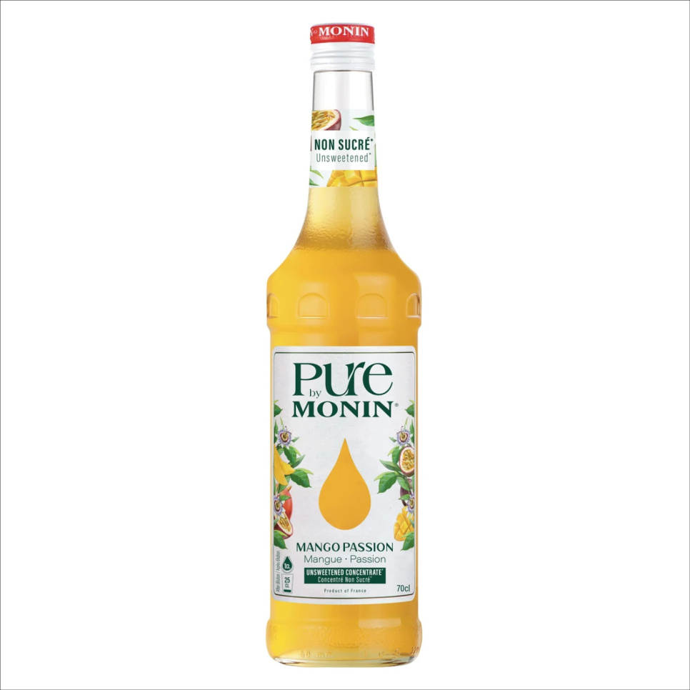 Pure by Monin Mango Passion 70 cl i gruppen Bar & Vin / Bar udstyr / Øvrig bar udstyr hos The Kitchen Lab (1083-31876)