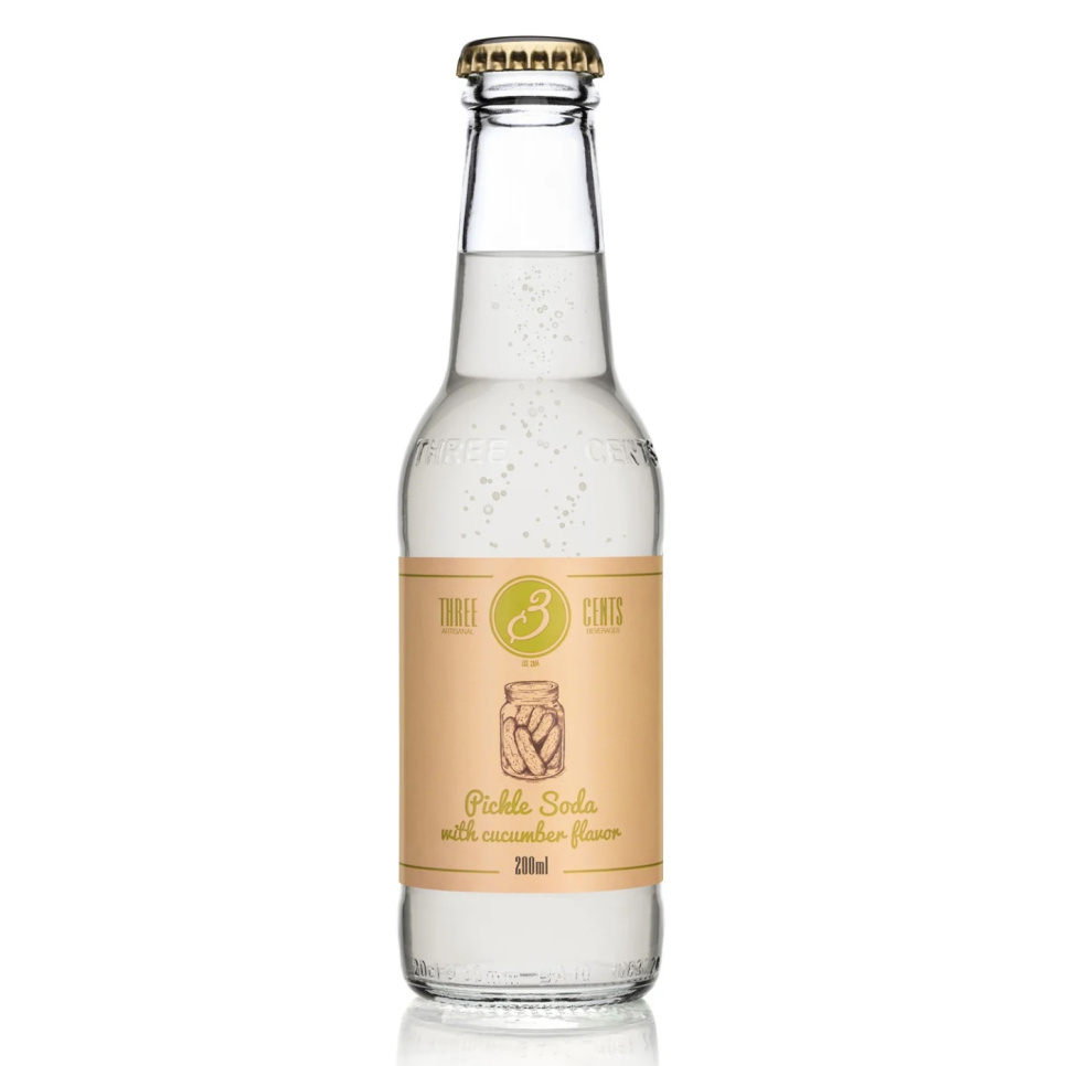 Pickle Soda, 200 ml - Three Cents i gruppen Madlavning / Kolonial hos The Kitchen Lab (1083-35665)