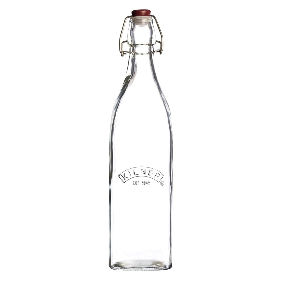 Flaske med klemme, 1L - Kilner i gruppen Madlavning / Køkkenredskaber / Opbevaring hos The Kitchen Lab (1086-13494)