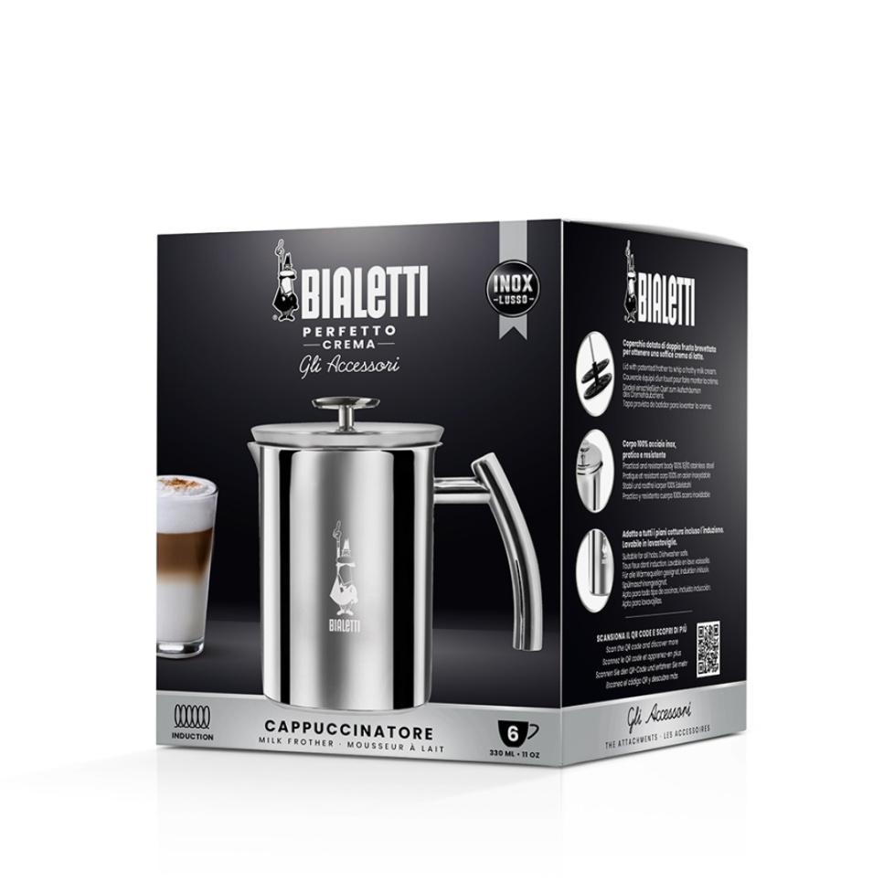 Mælkeskummer induktion 1000, 6 kopper - Bialetti