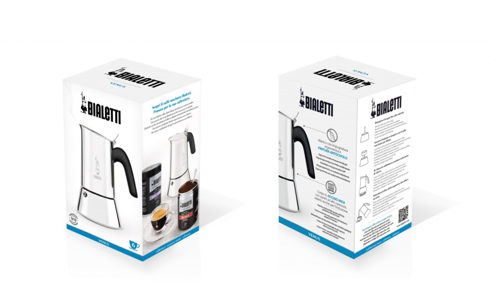 Espressomaskine Bialetti Venus, rustfrit stål