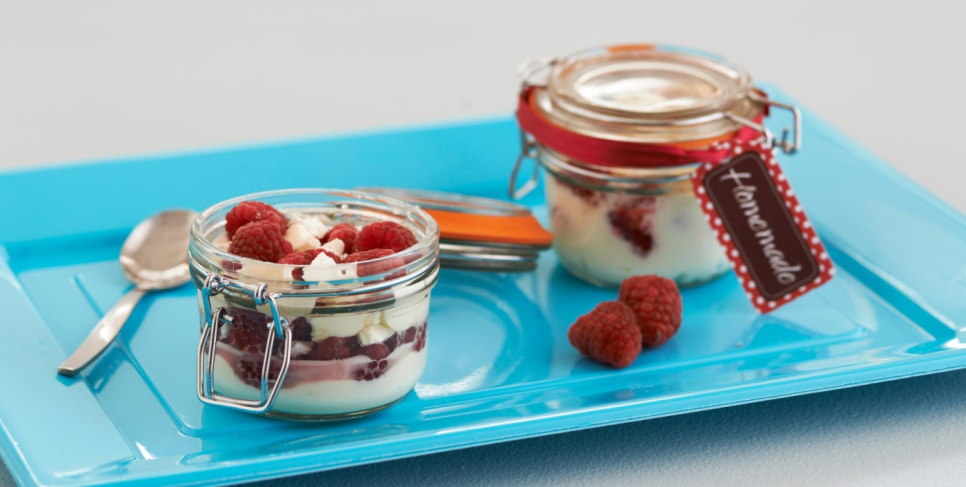 Rund krukke med låg, 0,125 l - Kilner