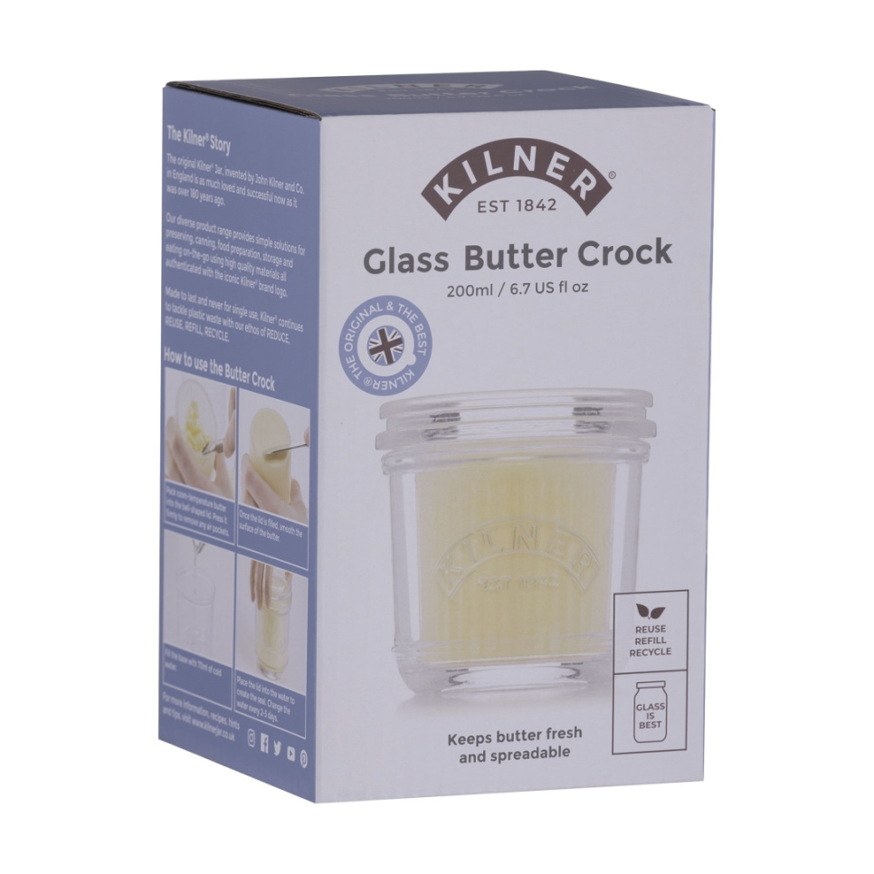 Smørklokke i glas - Kilner