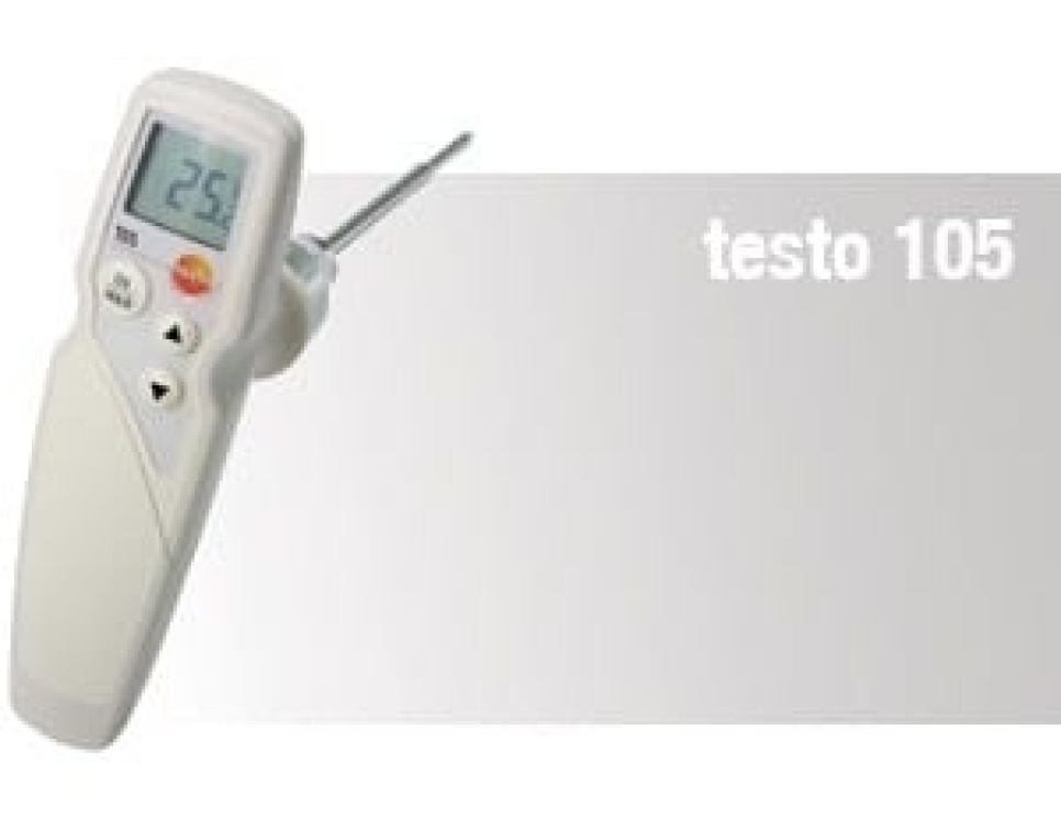 Termometer Testo 105 i gruppen Madlavning / Termometer og Målere / Køkken termometre / Stege termometer hos The Kitchen Lab (1089-10220)