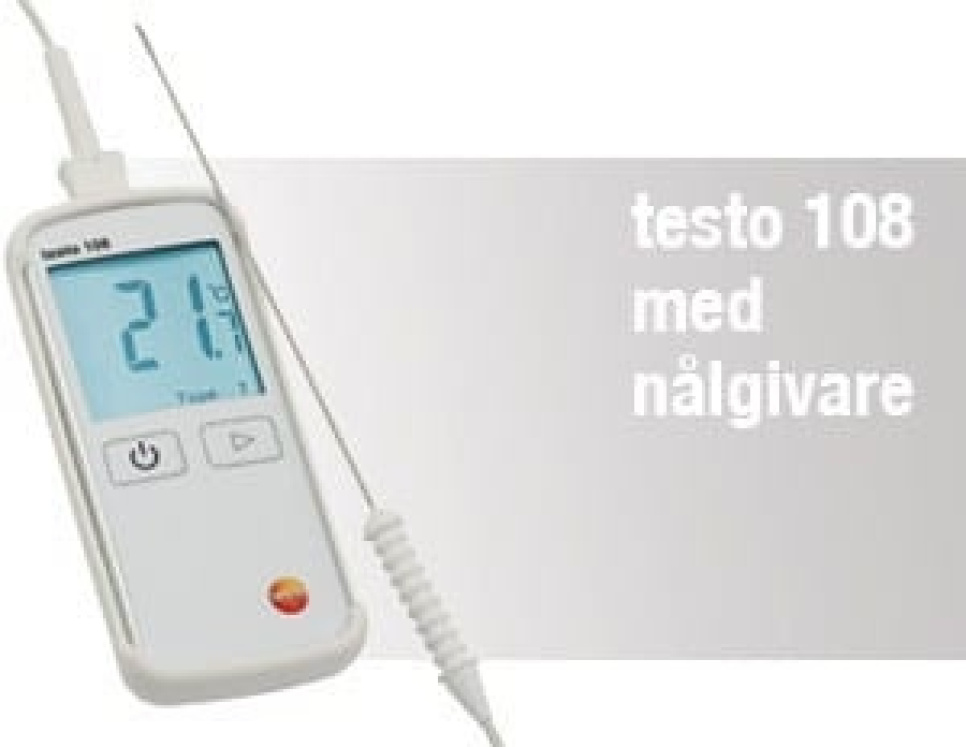 Termometer Testo 108 hurtigt i gruppen Madlavning / Termometer og Målere / Køkken termometre / Stegetermometre hos The Kitchen Lab (1089-10930)