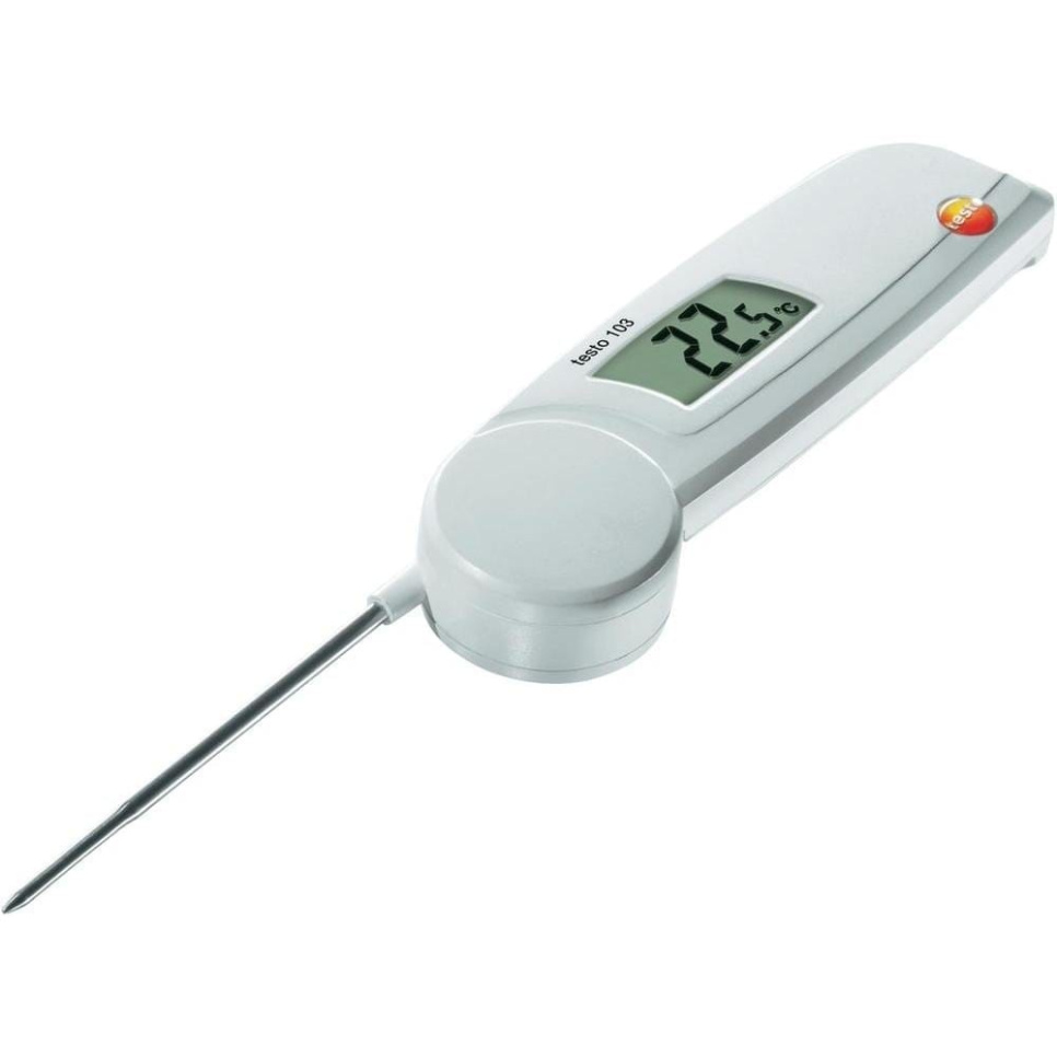 Termometer Testo 103, foldbar i gruppen Madlavning / Termometer og Målere / Køkken termometre / Stegetermometre hos The Kitchen Lab (1089-15889)