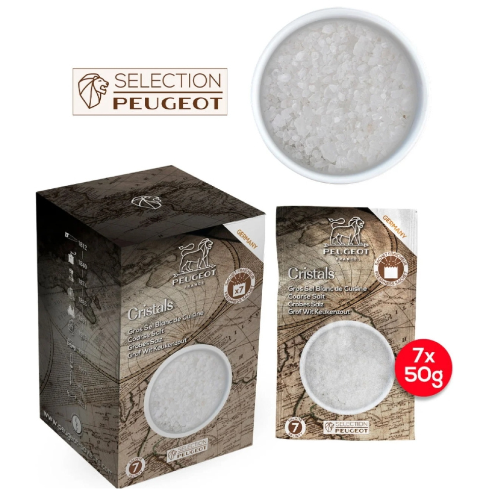 Kvarnsalt, Groft, 350 g, Tyskland - Peugeot i gruppen Madlavning / Krydderier & Smagsstoffer / Salt hos The Kitchen Lab (1090-28198)
