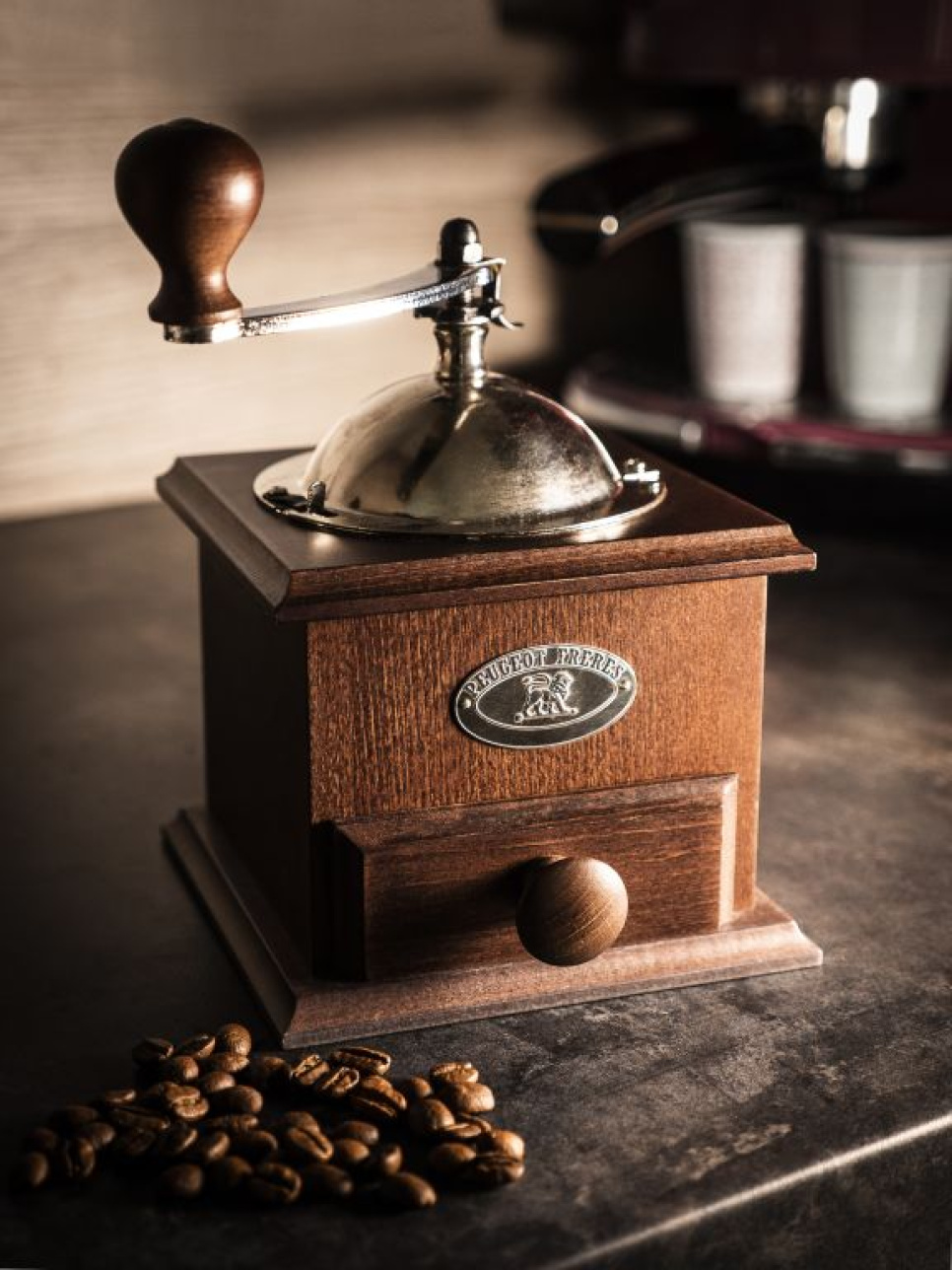 Kaffekværn, Nostalgie, Valnød - Peugeot