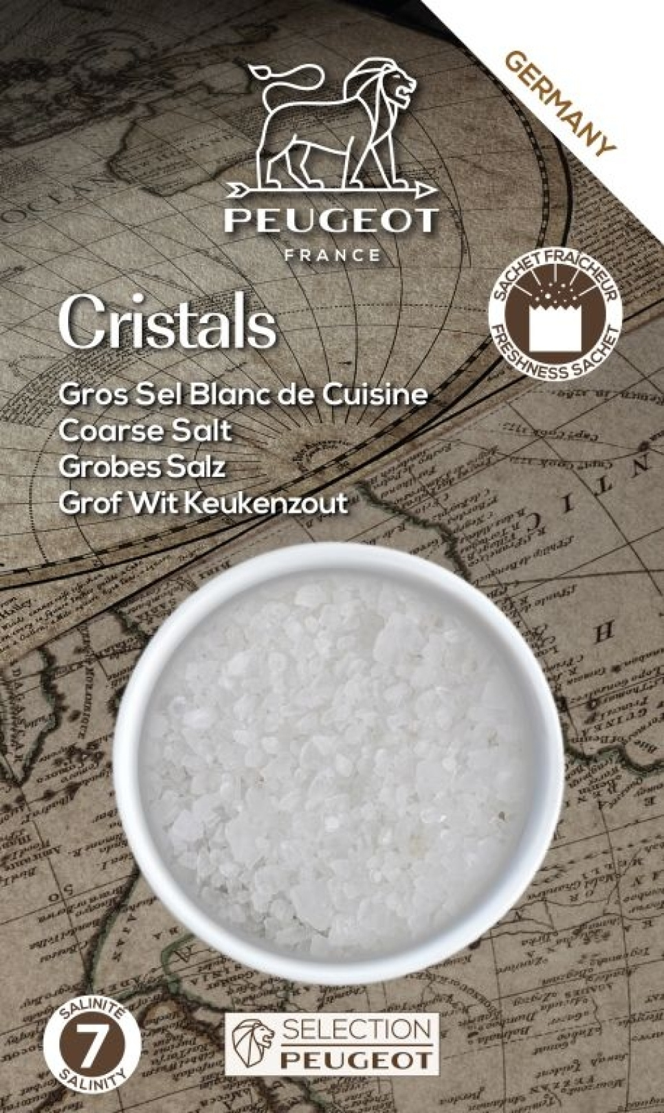 Kvarnsalt, Kalahari Desert 350 g, Sydafrika - Peugeot i gruppen Madlavning / Krydderier & Smagsstoffer / Salt hos The Kitchen Lab (1090-35292)