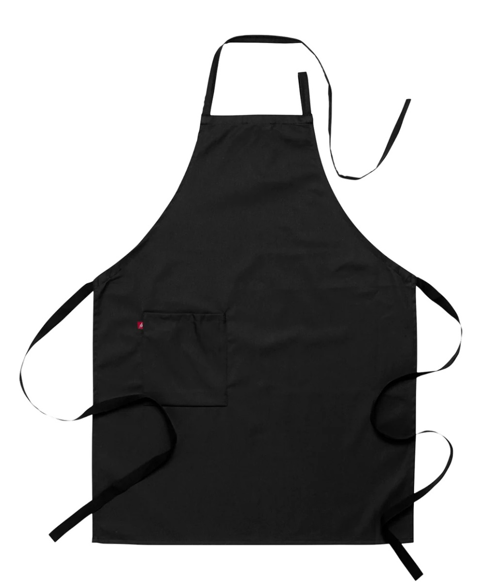 Forklæde 75x95 cm, polyester/bomuld, sort - Segers i gruppen Madlavning / Køkken tekstiler / Forklæder hos The Kitchen Lab (1092-27859)