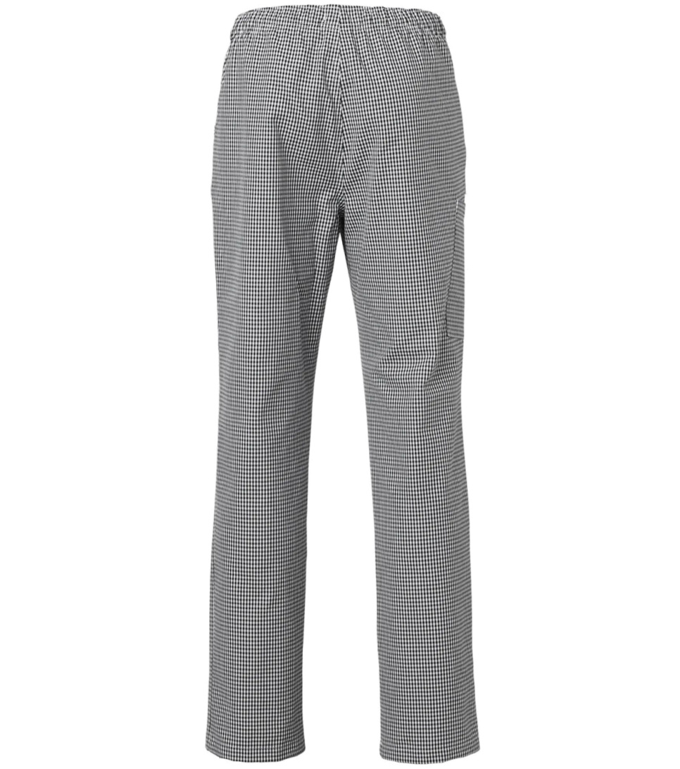 Bukser, unisex, sort pepita - Segers