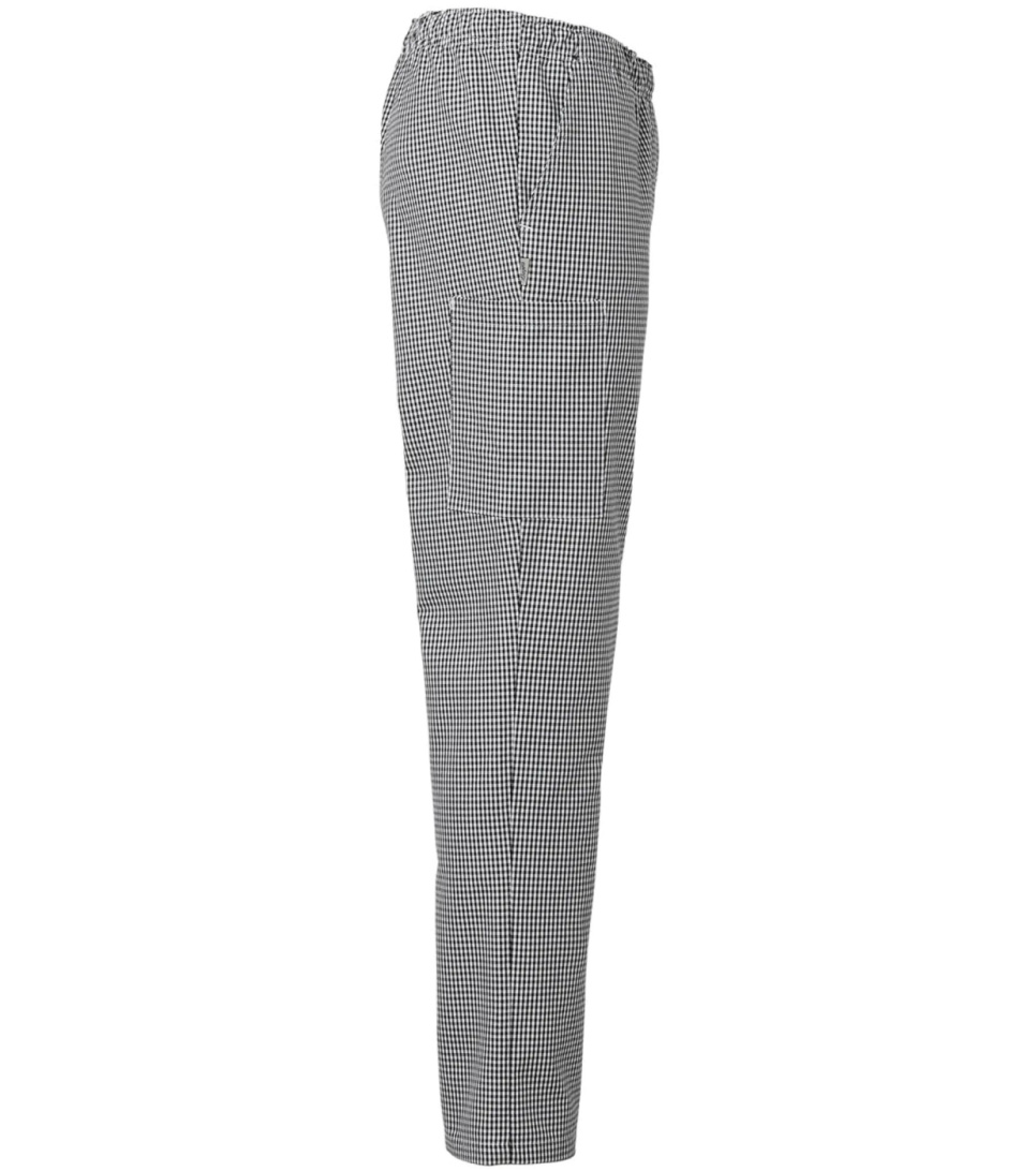 Bukser, unisex, sort pepita - Segers