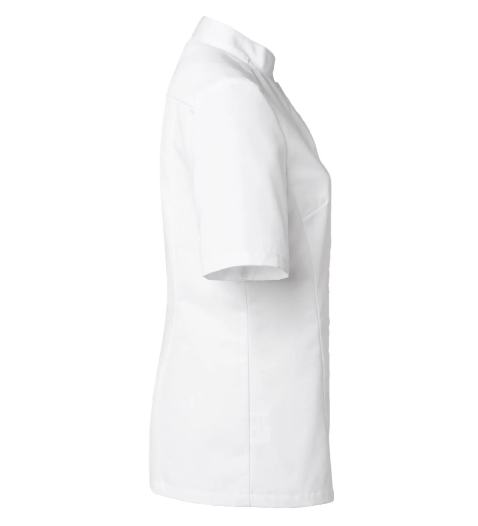 Kokkejacket, kortærmet, dame, hvid - Segers