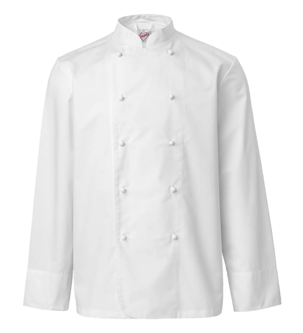 Kokkejacket, herre, hvid - Segers i gruppen Madlavning / Køkken tekstiler / Kokkejakker hos The Kitchen Lab (1092-35035)