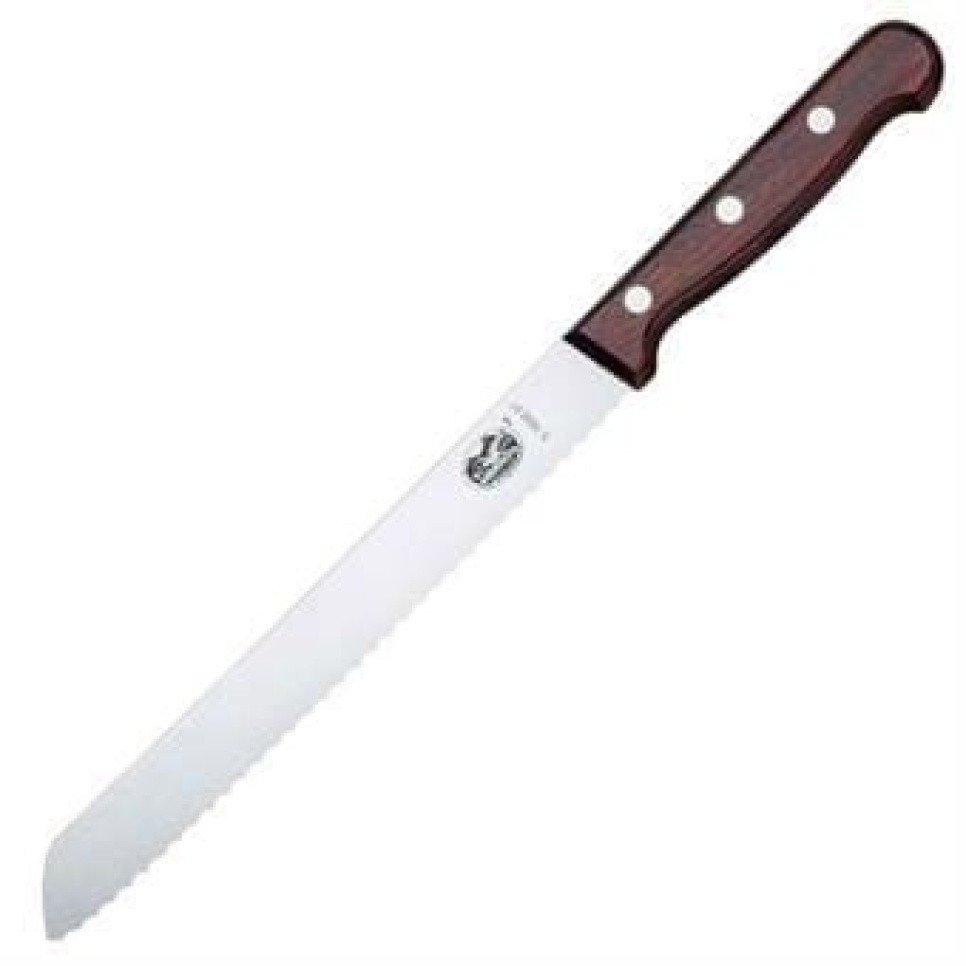 Brødkniv 21 cm, træskaft - Victorinox i gruppen Madlavning / Køkkenknive / Brødknive hos The Kitchen Lab (1095-13312)
