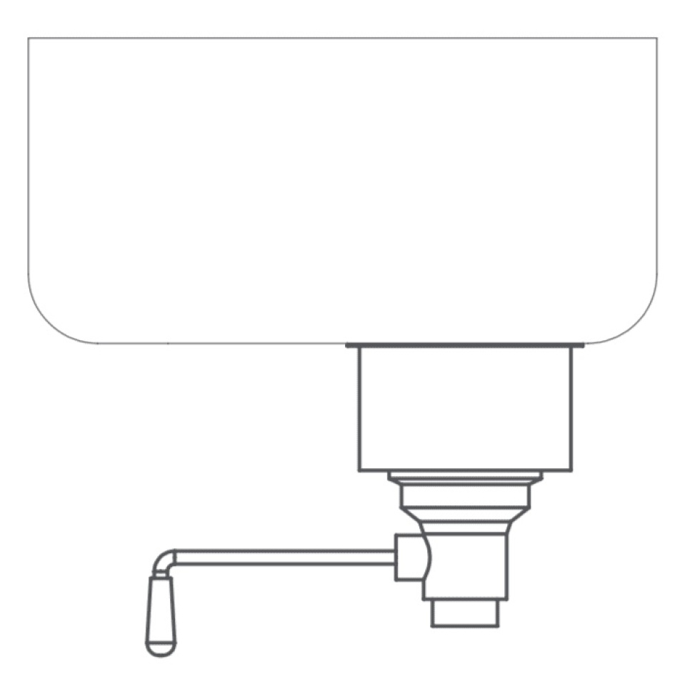 Løftbar si spand til opvaskeskuffe