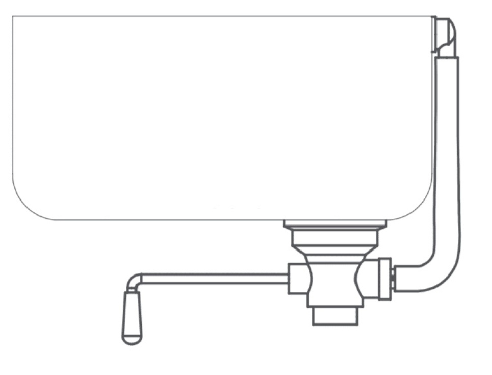 Afspærringsventil til opvaskemaskine