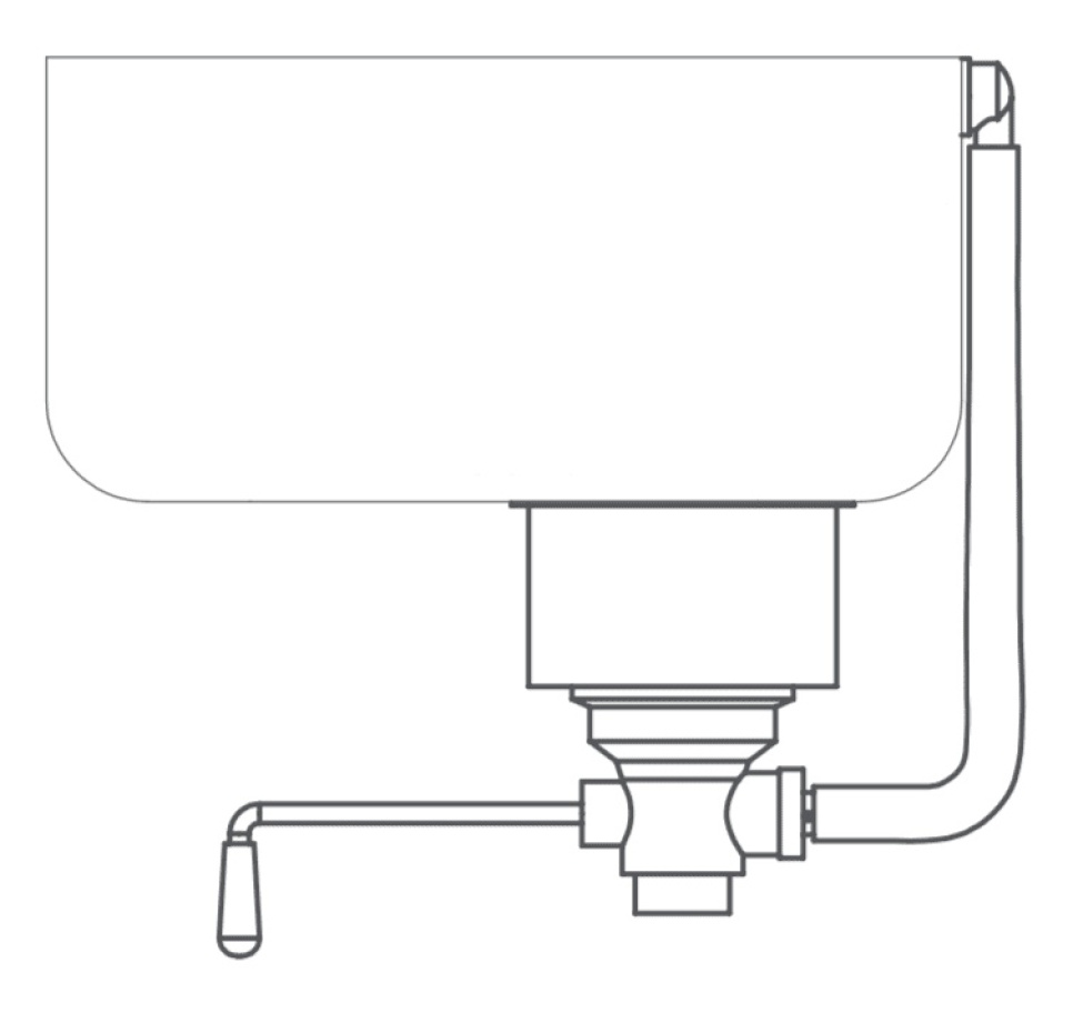 Afspærringsventil til opvaskemaskine