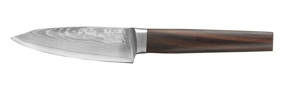 Skærekniv 9 cm, Damaskus stål - GRYM i gruppen Madlavning / Køkkenknive / Skæreknive hos The Kitchen Lab (1146-13590)