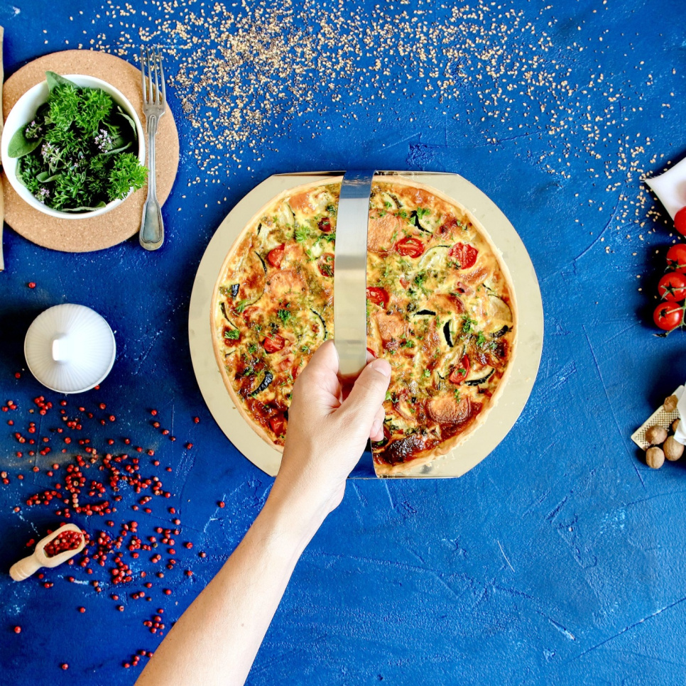 Tærteform i rustfrit stål med foldede sider - Cristel Tærteform i rustfrit stål med foldede sider - Cristel