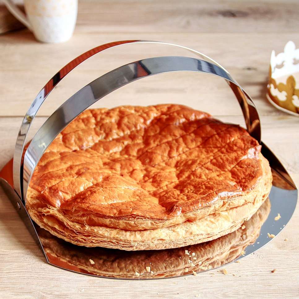 Tærteform i rustfrit stål med foldede sider - Cristel Tærteform i rustfrit stål med foldede sider - Cristel