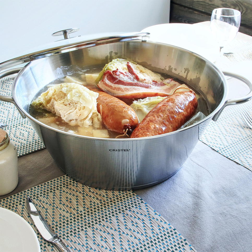 Stor rustfri gryde - Cristel Stor rustfri gryde - Cristel