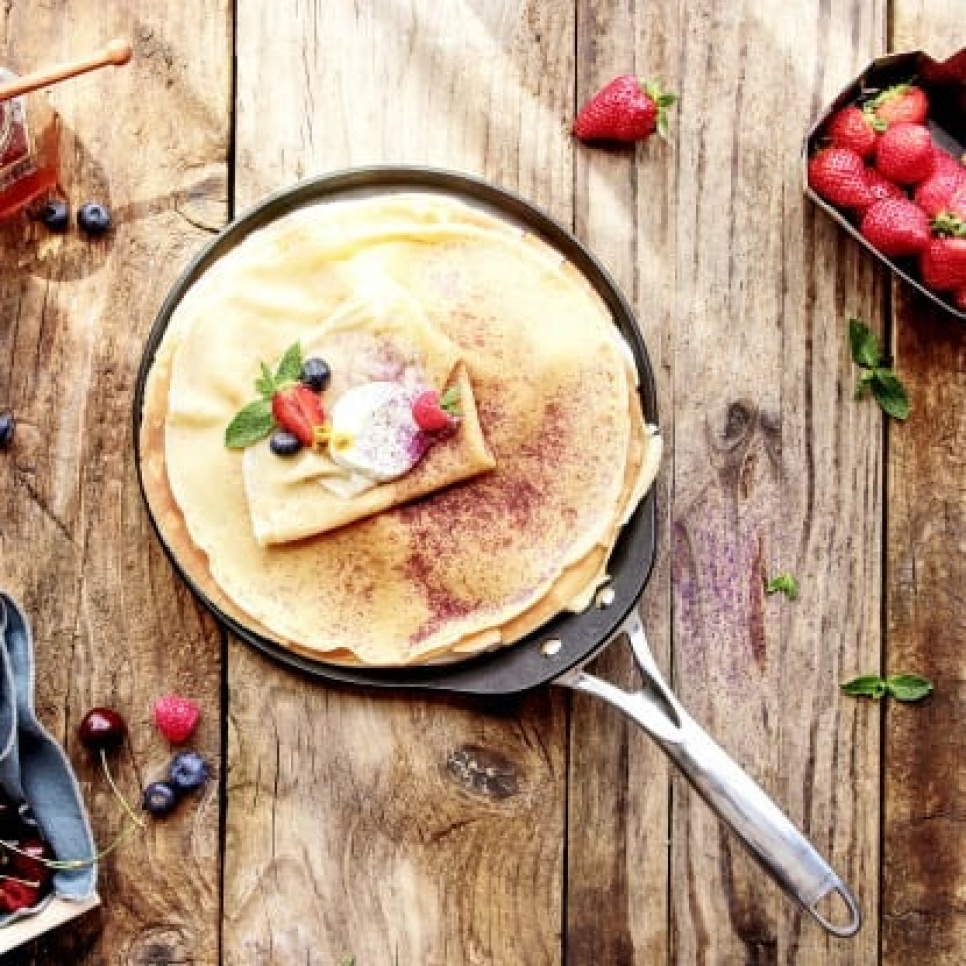 Belagt crepepande/pandekagepande, 28 cm, CastelPro - Cristel