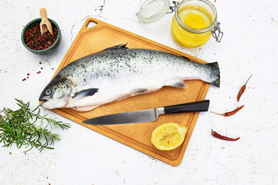 Træncherplade i presset træfiber - Cristel