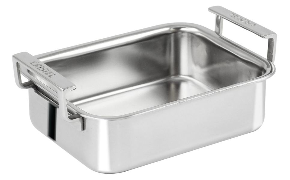 Bagefad i tre lag rustfrit stål, 10x12cm, CastelPro - Cristel Bagefad i tre lag rustfrit stål, 10x12cm, CastelPro - Cristel