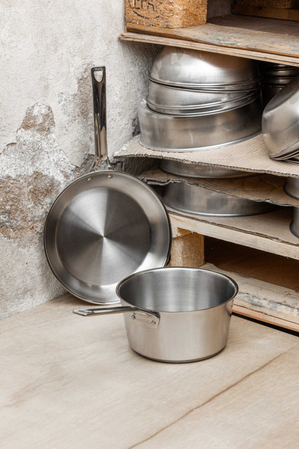 Kasserolle i rustfrit stål, 1826 - Cristel Kasserolle i rustfrit stål, 1826 - Cristel