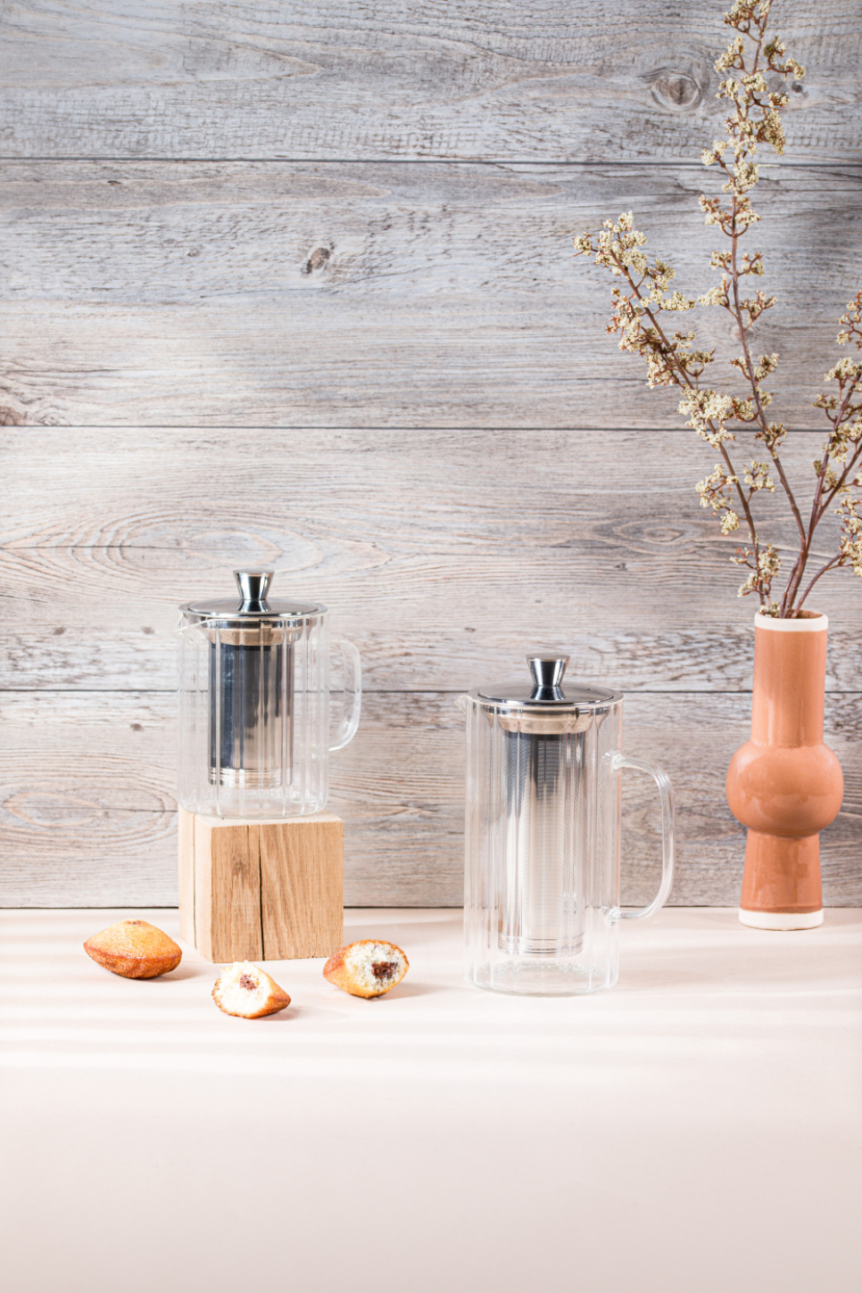 Tekande i glas, morgenmad - Cristel