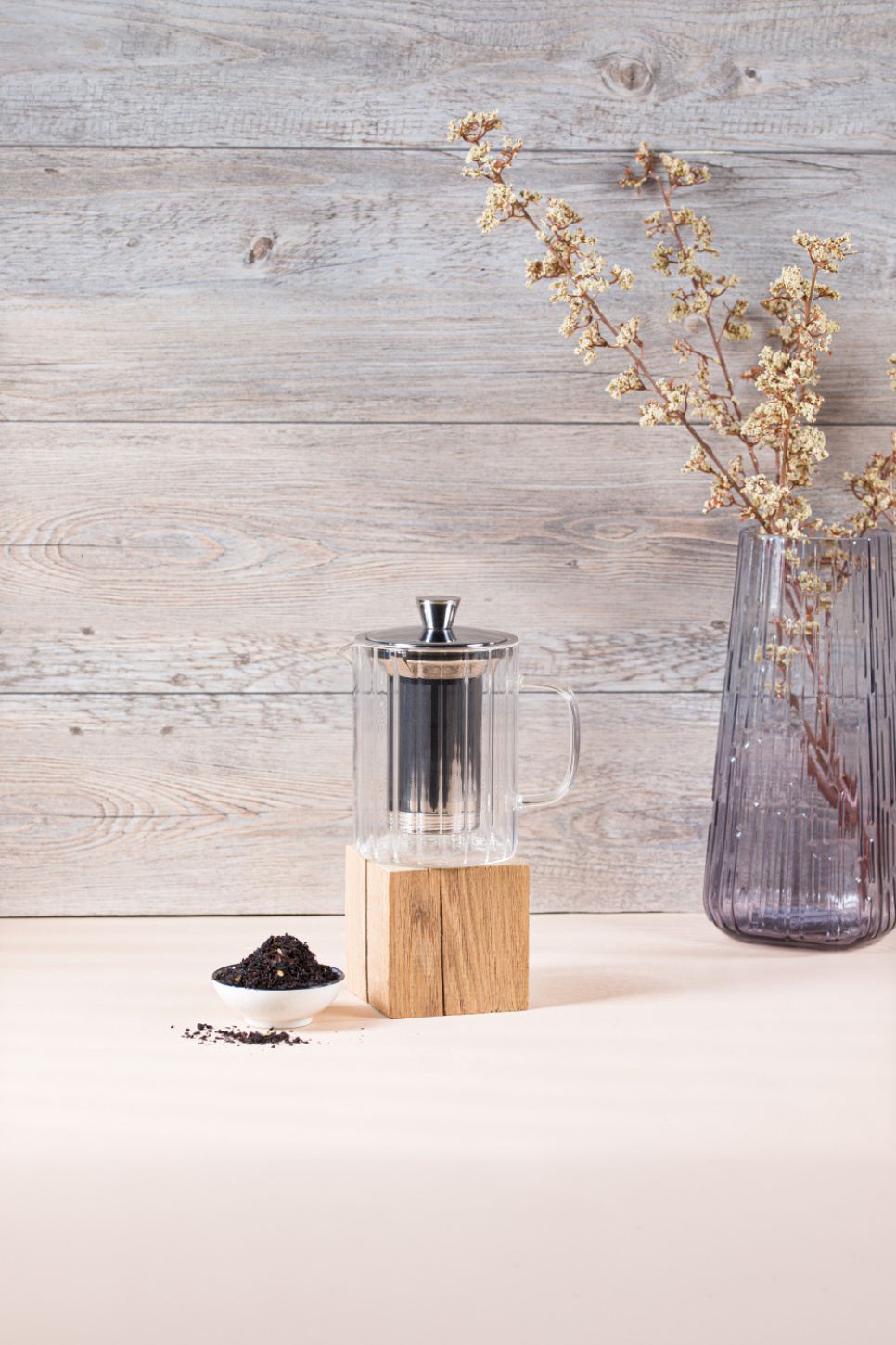 Tekande i glas, morgenmad - Cristel