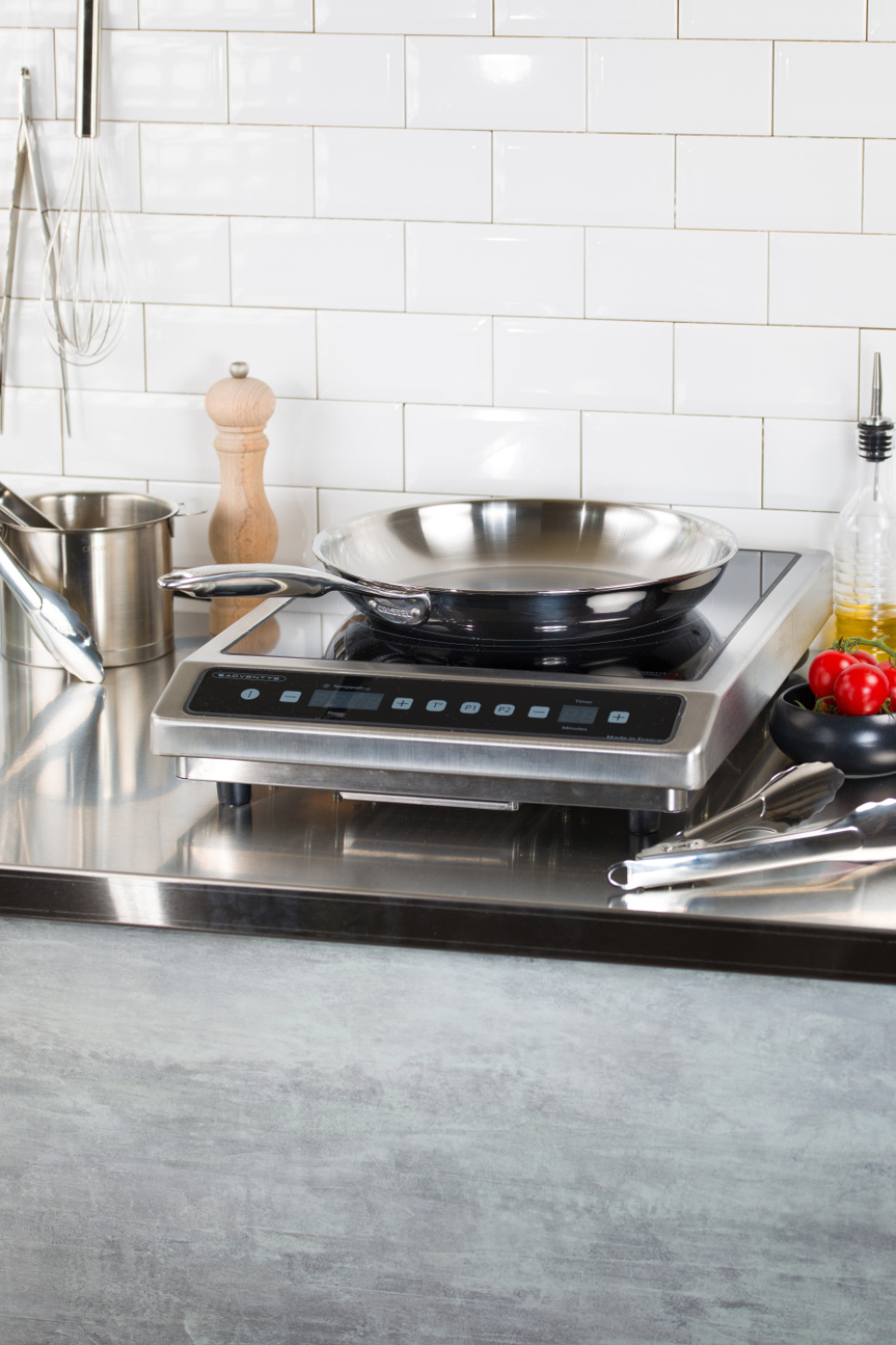 Stegepande i rustfrit stål Præcisionsmodel, CastelPro - Cristel Stegepande i rustfrit stål Præcisionsmodel, CastelPro - Cristel