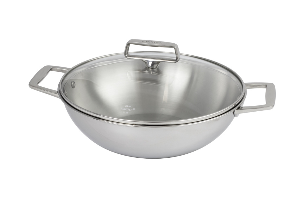 Wok-pande / serveringspande, CastelPro - Cristel Wok-pande / serveringspande, CastelPro - Cristel