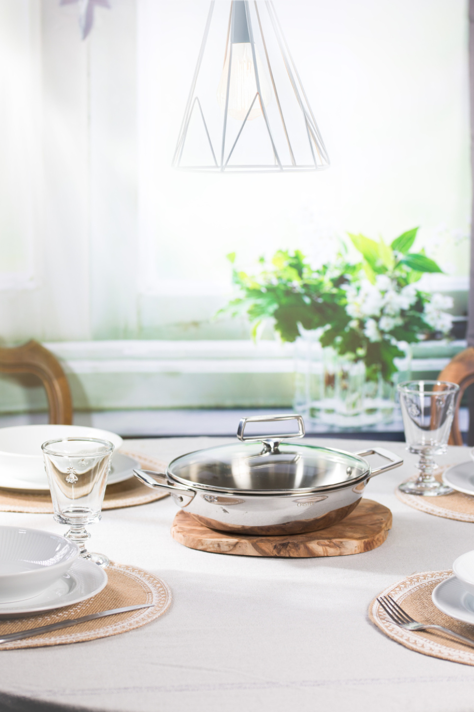 Stegepande/serveringspande, CastelPro - Cristel Stegepande/serveringspande, CastelPro - Cristel